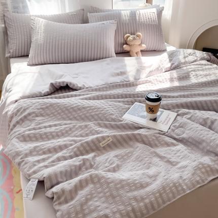 Seersucker-comfort-comfort summer quilt