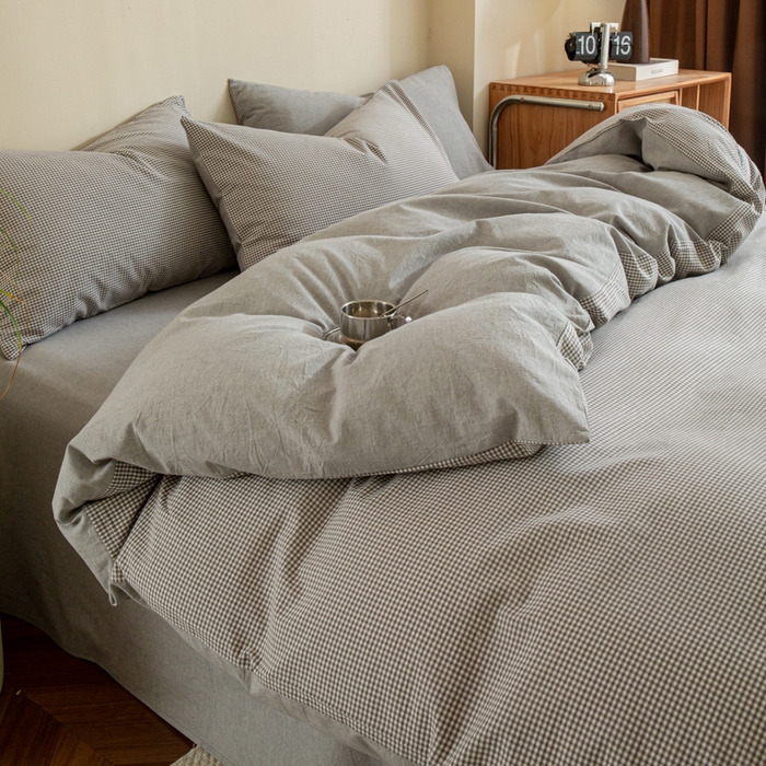 Ang purong cotton bed sheet ay nakamamanghang maginhawang kama